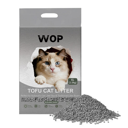 TOFU kattenbakvulling Activated Carbon / Actieve Kool
