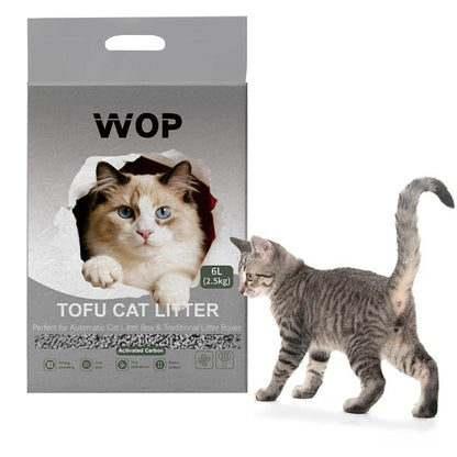 TOFU kattenbakvulling Activated Carbon / Actieve Kool