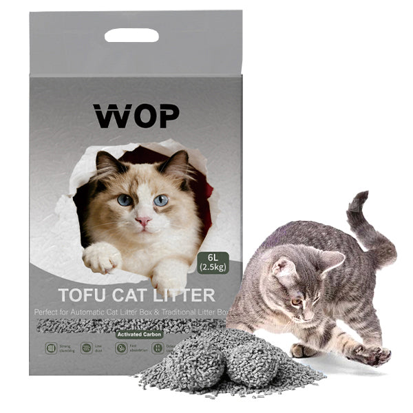 TOFU kattenbakvulling Activated Carbon / Actieve Kool