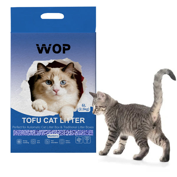 TOFU kattenbakvulling Blueberry / Bosbes