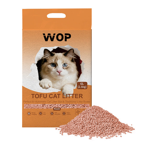 TOFU kattenbakvulling Peach / Perzik