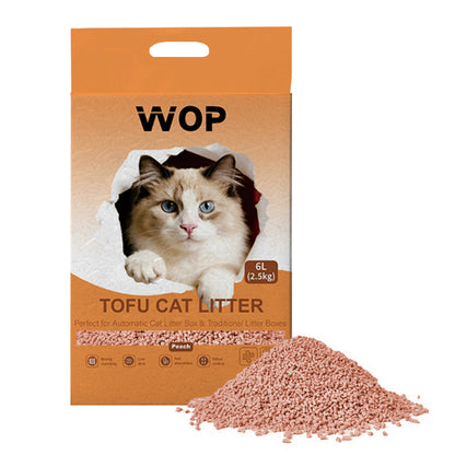 TOFU kattenbakvulling Peach / Perzik