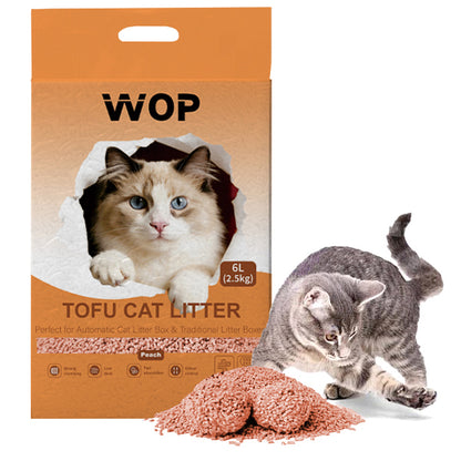 TOFU kattenbakvulling Peach / Perzik
