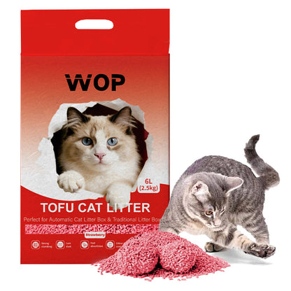 TOFU kattenbakvulling Strawberry / Aardbei